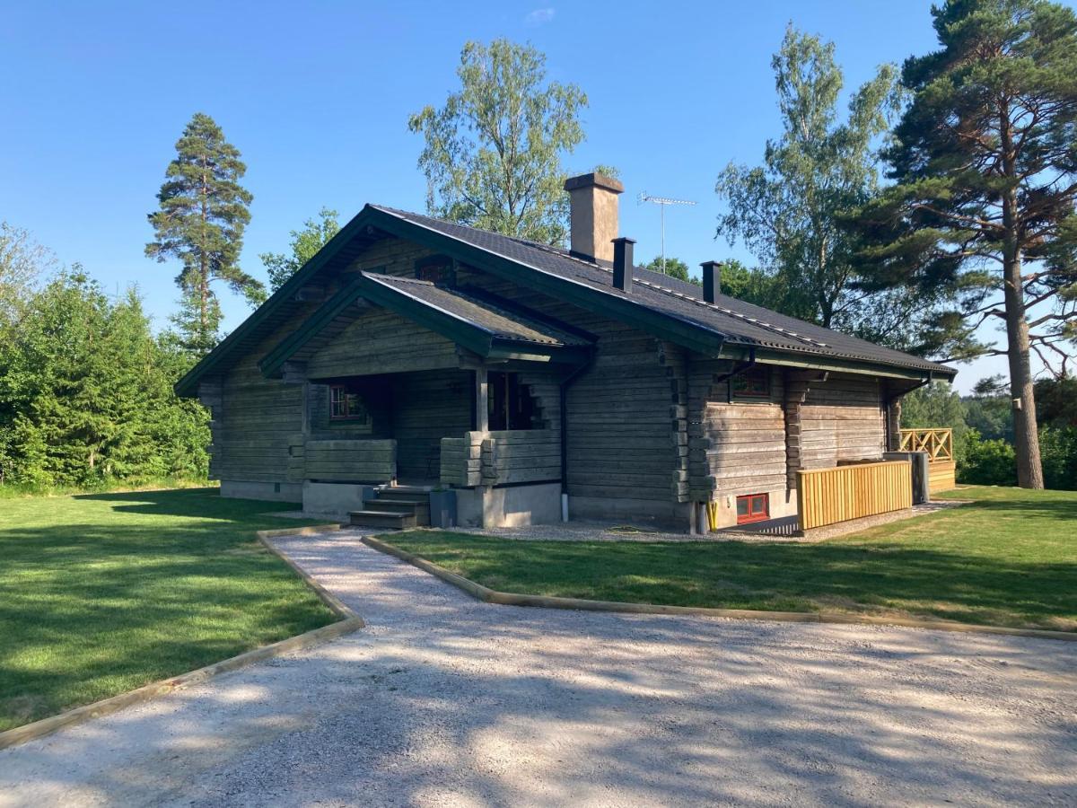 Timmerstuga Villa Broby Buitenkant foto
